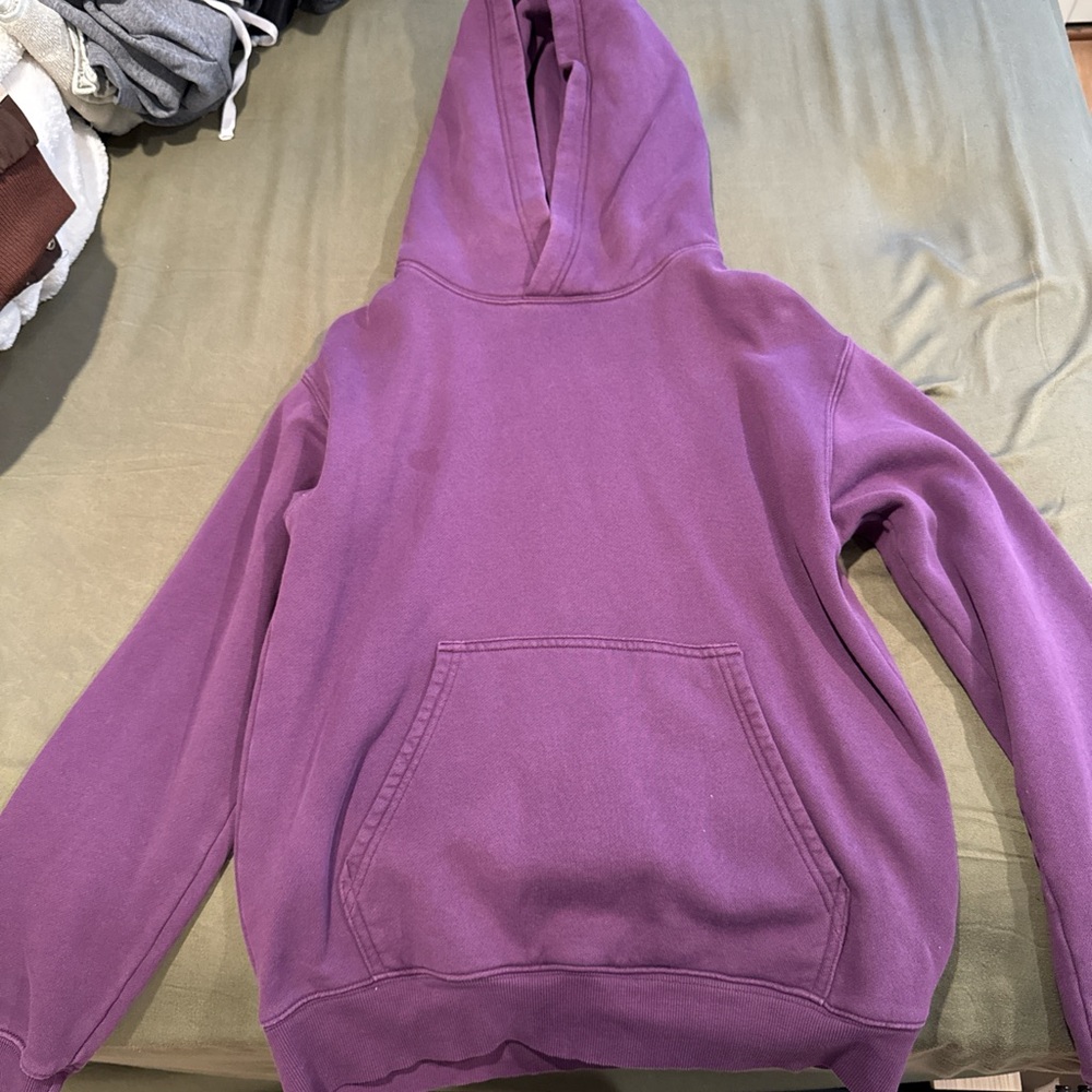Aritzia Purple Hoodie Sweater